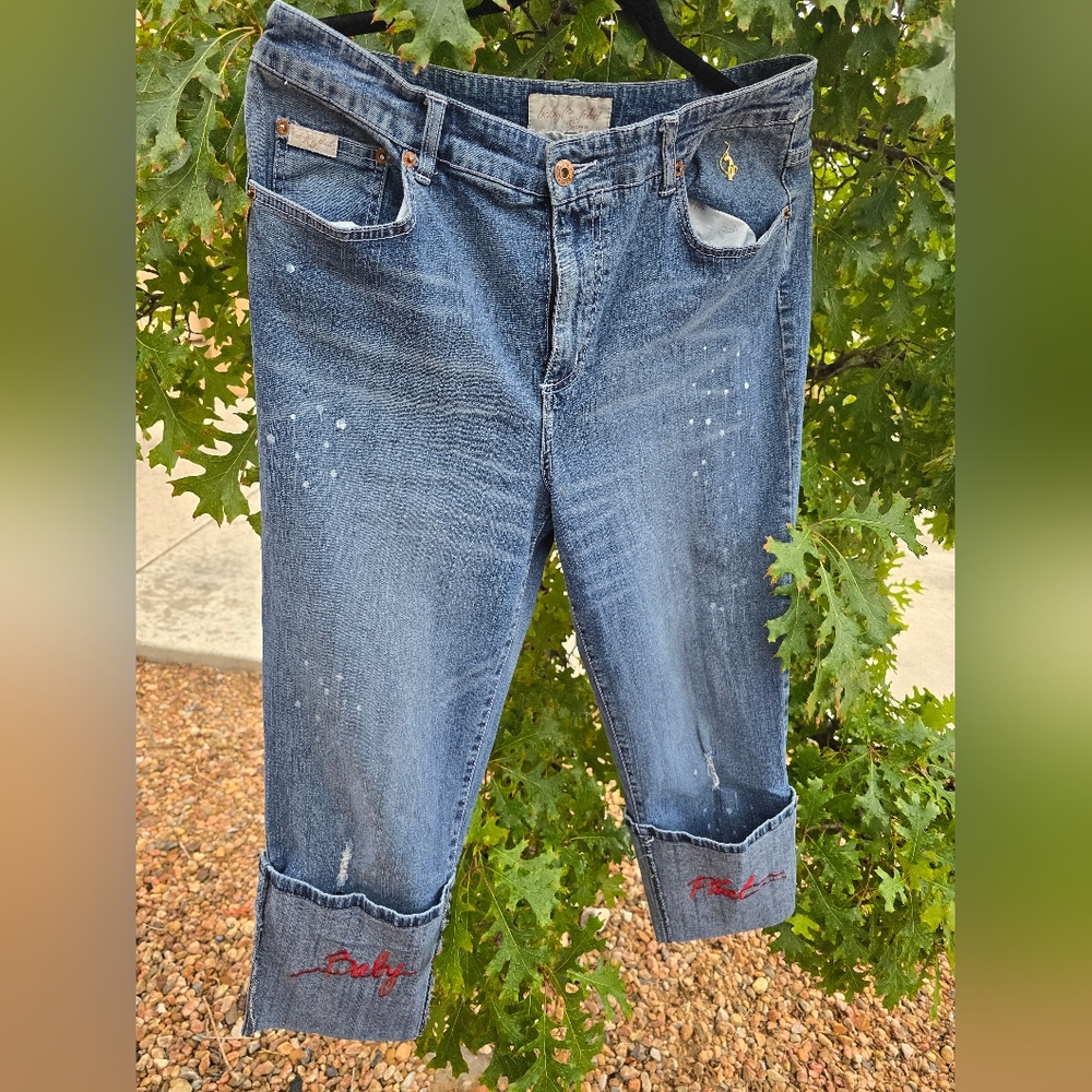 Vintage Baby Phat You Are Cuffed Jean Size 16